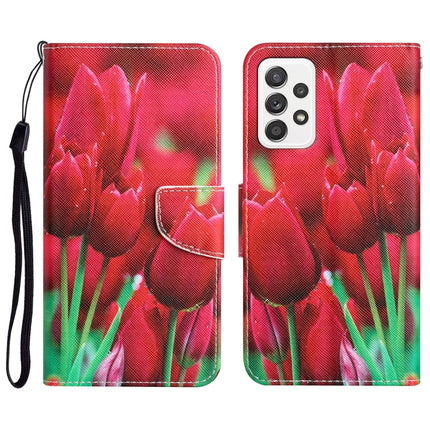 Colored Drawing Leather Phone Case, For Samsung Galaxy A53 5G