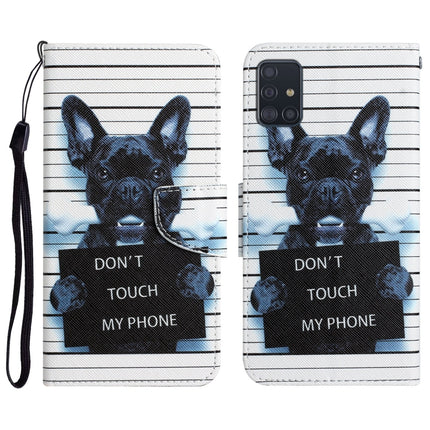 Colored Drawing Leather Phone Case, For Samsung Galaxy A71