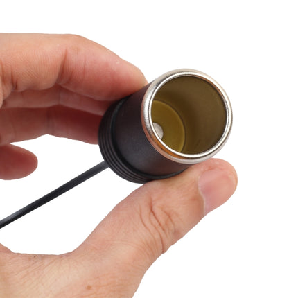 3710-03 30cm Type-C 5V to 12V Car Cigarette Lighter Socket Boost Power Adapter Cable