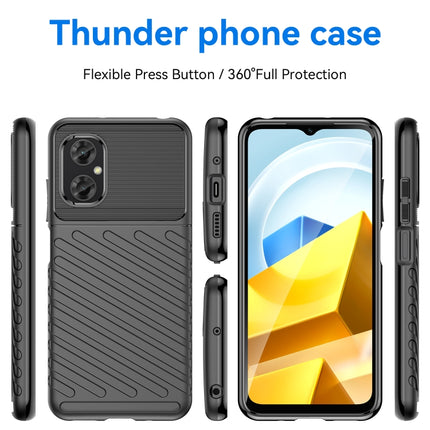 Thunderbolt Shockproof TPU Protective Soft Phone Case, For Xiaomi Poco M4 5G Global, For Xiaomi Poco M5 4G