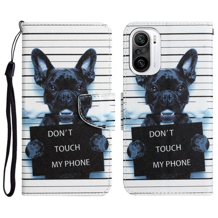 Colored Drawing Leather Phone Case, For Xiaomi Poco F3