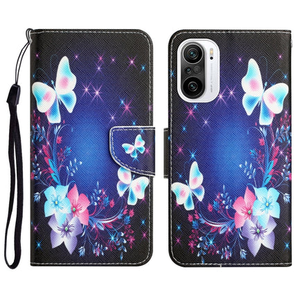 Colored Drawing Leather Phone Case, For Xiaomi Poco F3