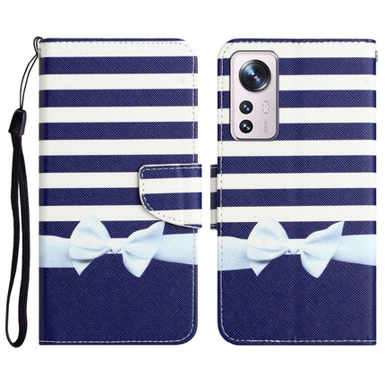 Colored Drawing Leather Phone Case, For Xiaomi 12 Lite