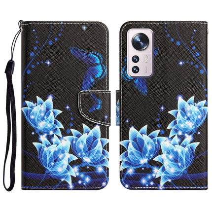 Colored Drawing Leather Phone Case, For Xiaomi 12 Lite
