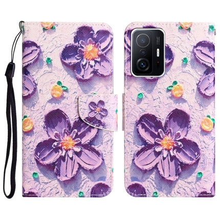 Colored Drawing Leather Phone Case, For Xiaomi 11T