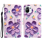For Xiaomi Mi 11 Lite / Purple Flower