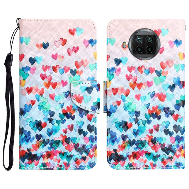 Colored Drawing Leather Phone Case, For Xiaomi Mi 10T Lite 5G