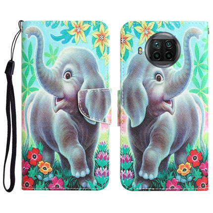 Colored Drawing Leather Phone Case, For Xiaomi Mi 10T Lite 5G