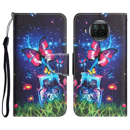 Colored Drawing Leather Phone Case, For Xiaomi Mi 10T Lite 5G