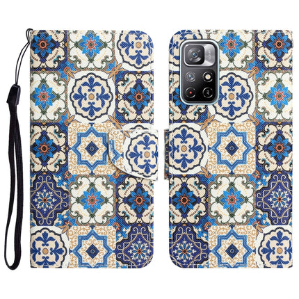 Colored Drawing Leather Phone Case, For Xiaomi Redmi Note 11 5G