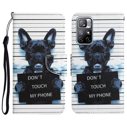 Colored Drawing Leather Phone Case, For Xiaomi Redmi Note 11 5G