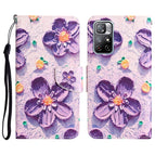 For Xiaomi Redmi Note 11 5G / Purple Flower