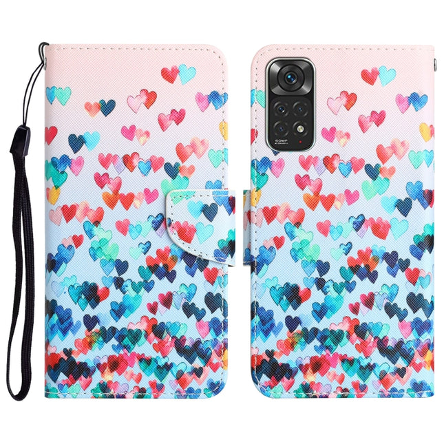 Colored Drawing Leather Phone Case, For Xiaomi Redmi Note 11 Global