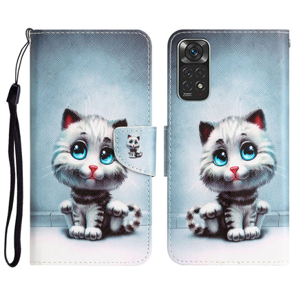 Colored Drawing Leather Phone Case, For Xiaomi Redmi Note 11 Global