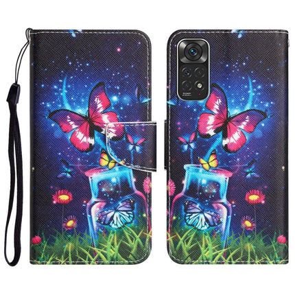 Colored Drawing Leather Phone Case, For Xiaomi Redmi Note 11 Global