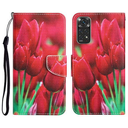Colored Drawing Leather Phone Case, For Xiaomi Redmi Note 11 Global