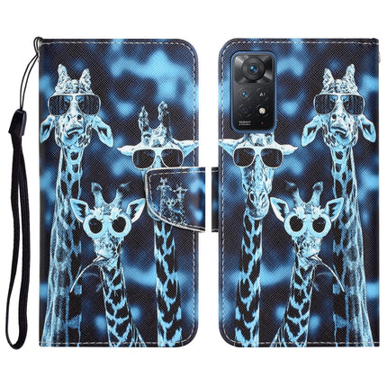 Colored Drawing Leather Phone Case, For Xiaomi Redmi Note 11 Pro Global