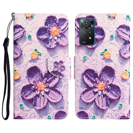 Colored Drawing Leather Phone Case, For Xiaomi Redmi Note 11 Pro Global