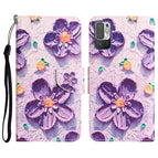 For Xiaomi Redmi Note 10 5G / Purple Flower