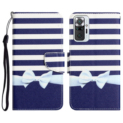 Colored Drawing Leather Phone Case, For Xiaomi Redmi Note 10 Pro 4G
