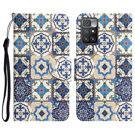 Colored Drawing Leather Phone Case, For Xiaomi Redmi 10