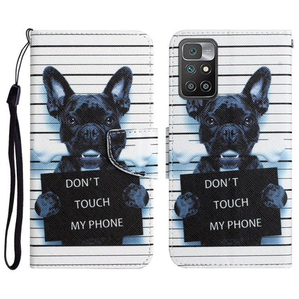 Colored Drawing Leather Phone Case, For Xiaomi Redmi 10