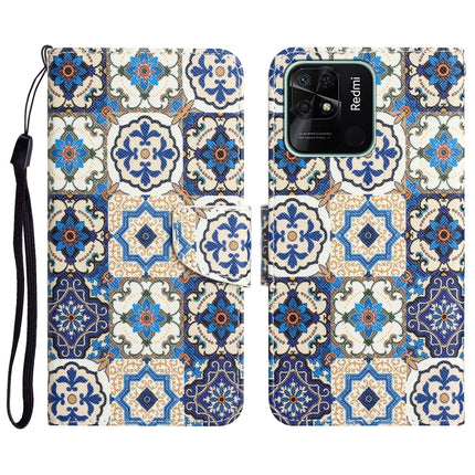 Colored Drawing Leather Phone Case, For Xiaomi Redmi 10C