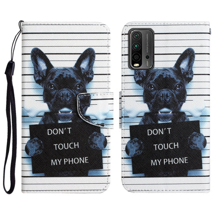 Colored Drawing Leather Phone Case, For Xiaomi Redmi 9T