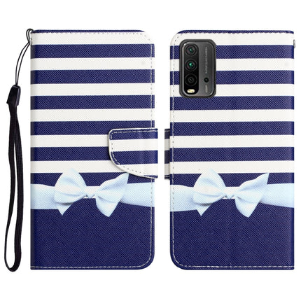 Colored Drawing Leather Phone Case, For Xiaomi Redmi 9T
