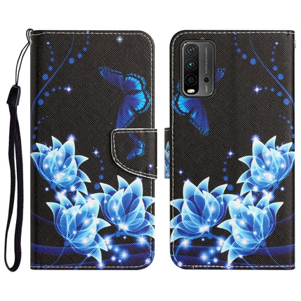 Colored Drawing Leather Phone Case, For Xiaomi Redmi 9T