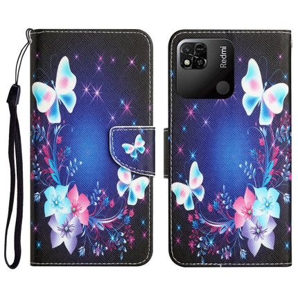 Colored Drawing Leather Phone Case, For Xiaomi Redmi 9C / 10A