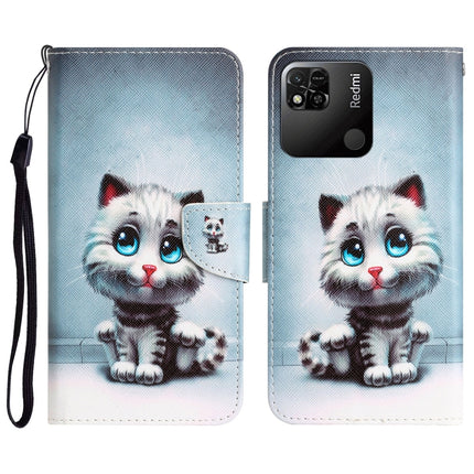 Colored Drawing Leather Phone Case, For Xiaomi Redmi 9C / 10A