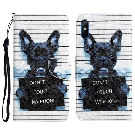 Colored Drawing Leather Phone Case, For Xiaomi Redmi 9A