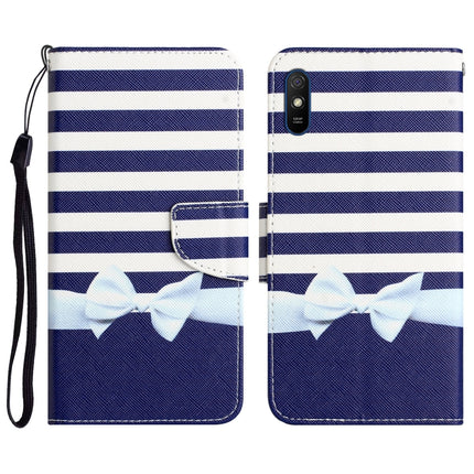 Colored Drawing Leather Phone Case, For Xiaomi Redmi 9A