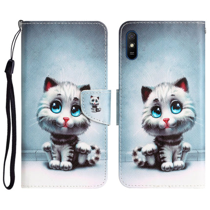 Colored Drawing Leather Phone Case, For Xiaomi Redmi 9A