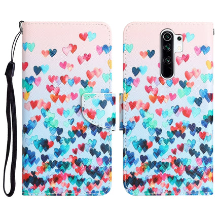 Colored Drawing Leather Phone Case, For Xiaomi Redmi 9