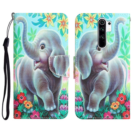Colored Drawing Leather Phone Case, For Xiaomi Redmi 9