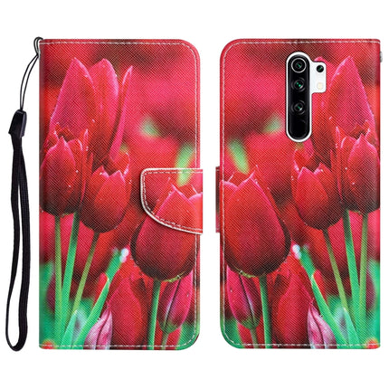 Colored Drawing Leather Phone Case, For Xiaomi Redmi 9