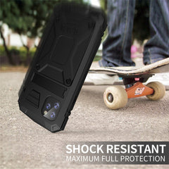 Shockproof Waterproof Dust-proof Metal + Silicone Protective Case with Holder, For iPhone 11, For iPhone 11 Pro, For iPhone 11 Pro Max, For iPhone X / XS, For iPhone XR, For iPhone XS Max