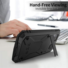 Shockproof Waterproof Dust-proof Metal + Silicone Protective Case with Holder, For iPhone 11, For iPhone 11 Pro, For iPhone 11 Pro Max, For iPhone X / XS, For iPhone XR, For iPhone XS Max