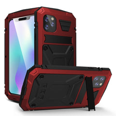 Shockproof Waterproof Dust-proof Metal + Silicone Protective Case with Holder, For iPhone 11, For iPhone 11 Pro, For iPhone 11 Pro Max, For iPhone X / XS, For iPhone XR, For iPhone XS Max