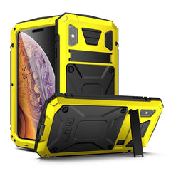 Shockproof Waterproof Dust-proof Metal + Silicone Protective Case with Holder, For iPhone 11, For iPhone 11 Pro, For iPhone 11 Pro Max, For iPhone X / XS, For iPhone XR, For iPhone XS Max