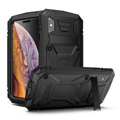 Shockproof Waterproof Dust-proof Metal + Silicone Protective Case with Holder, For iPhone 11, For iPhone 11 Pro, For iPhone 11 Pro Max, For iPhone X / XS, For iPhone XR, For iPhone XS Max