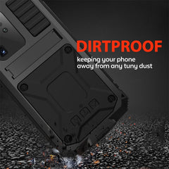 Shockproof Waterproof Dust-proof Metal + Silicone Protective Case with Holder, For Galaxy S20 Ultra