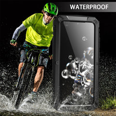 Shockproof Waterproof Dust-proof Metal + Silicone Protective Case with Holder, For Galaxy S20 Ultra