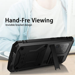 Shockproof Waterproof Dust-proof Metal + Silicone Protective Case with Holder, For Galaxy S20 Ultra