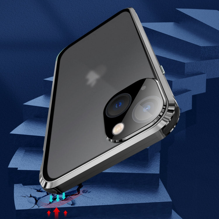 Anti-peeping Magnetic Tempered Glass Phone Case