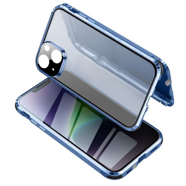 Anti-peeping Magnetic Tempered Glass Phone Case, For iPhone 14, For iPhone 14 Plus, For iPhone 14 Pro