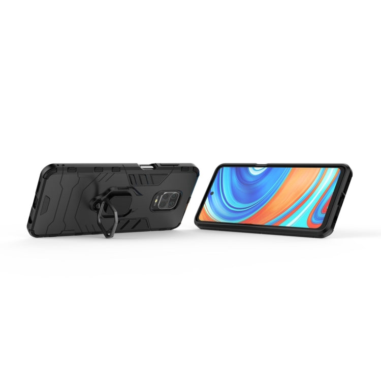 Shockproof PC + TPU Protective Case with Magnetic Ring Holder, For Xiaomi Redmi Note 9 Pro Max
