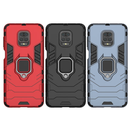 Shockproof PC + TPU Protective Case with Magnetic Ring Holder, For Xiaomi Redmi Note 9 Pro Max